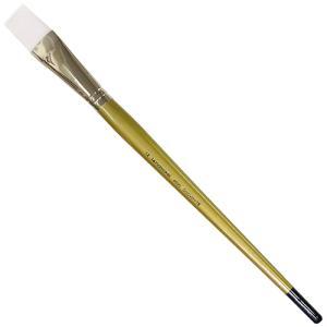 Royal Langnickel Snowhite Taklon Brush - Long Handle, Flat #12