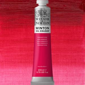 Winsor & Newton Winton Oil Colour Paint - (6.75oz/200ml) Permanent Rose