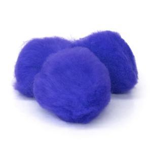 Pepperell Crafts Pom Poms 2" - (25 Pieces) Royal Blue