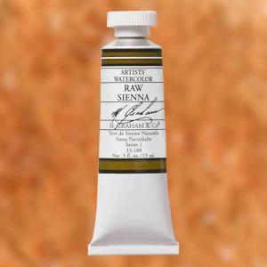 M. Graham & Co. Watercolor Paint – (0.5oz/15ml) Raw Sienna
