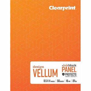 Clearprint Vellum Field Book- 8.5"x11" (50 shts)