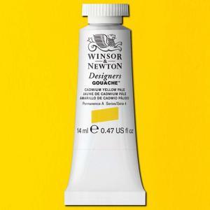 Winsor & Newton Designers Gouache  (0.47oz/14mL) Cadmium Yellow Pale