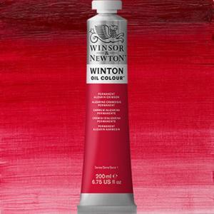 Winsor & Newton Winton Oil Colour Paint - (6.75oz/200ml) Permanent Alizarin Crimson