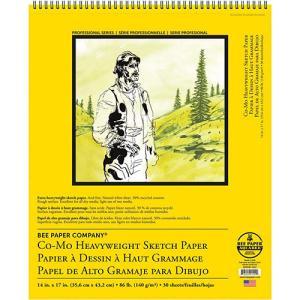 Bee Paper Co-Mo Heavyweight Sketch Paper Pad 14" x 17" - (30 Sheets, 86lb)