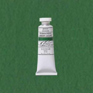 M. Graham & Co. Gouache Paint – (0.5oz/15ml) Permanent Green Light