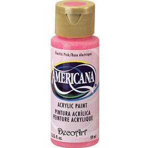 DecoArt Americana Acrylic Paint - (2oz/59ml) Electric Pink