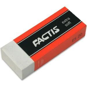 General’s Factis Extra Soft White Vinyl Eraser - BOX OF 20