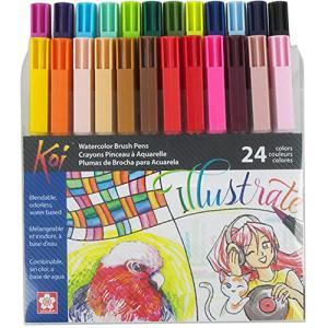 Sakura Koi Coloring Brush Pens Set - (24 Pack)