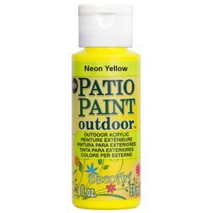 DecoArt Patio Paint Outdoor Acrylic - (2oz/59ml) Neon Yellow