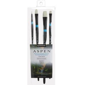 Princeton Professional Aspen Brush for Oil & Acrylic Set- 4pc