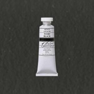 M. Graham & Co. Gouache Paint - (0.5oz/15ml) Ivory Black