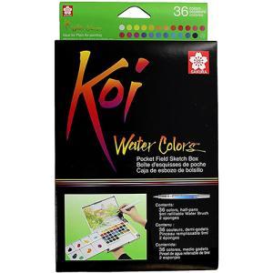 Sakura Koi Water Colors Pocket Field Sketch Box - (36 Colors)