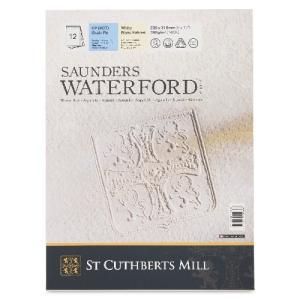 St Cuthbert's Waterford Watercolor Glue bound Pad - 12"X9" Cold Press  46530001011C