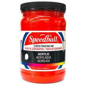 Speedball Screen Printing Acrylic Ink - (32oz/946ml) Medium Red
