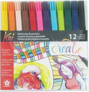Sakura Koi Coloring Brush Pens Set - (12 Pack) Assorted
