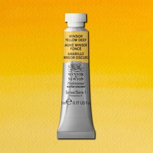 Winsor & Newton Professional Water Colour  (.17oz/5ml) Winsor Yellow Deep