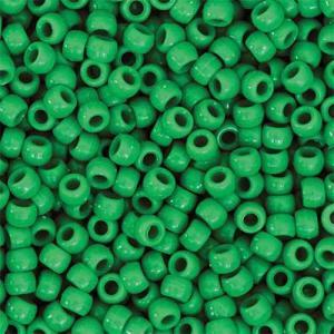 Pony Beads 6mmx9mm- Green (1000ct)