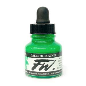 Daler Rowney FW Acrylic Artists Ink - (1oz bottle)- Emerald Green 335