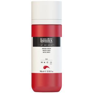 Liquitex Professional Soft Body Acrylic Paint - (32oz/946ml) Naphthol Crimson