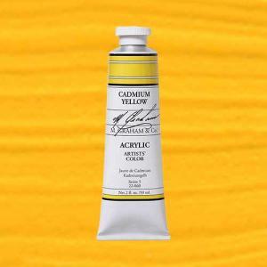 M. Graham & Co. Acrylic Paint - (2oz/60ml) Cadmium Yellow