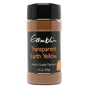 Gamblin Dry Pigment - (4fl oz/47g) Transparent Earth Yellow