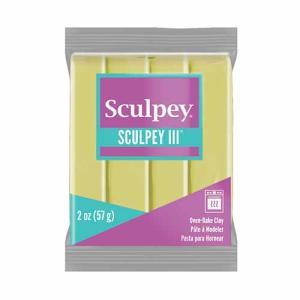 Sculpey III Oven-Bake Clay (2oz bar) - Glow in the Dark