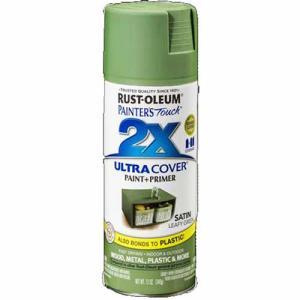 2x Ultra Cover 12oz Satin Spray- Leafy Green