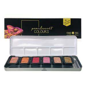FineTec Pearlescent Watercolor Set - (6 Pack) Warm Tones