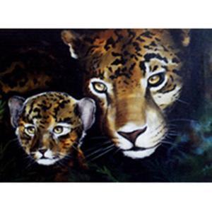 Bob Ross How-To Painting Packet Wildlife - Jaguar & Baby