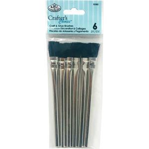 Royal & Langnickel Crafter’s Choice Craft & Glue Brushes  (6 Pack) RD80