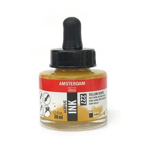 Royal Talens Amsterdam Acrylic Ink - (1oz/30ml) Yellow Ochre