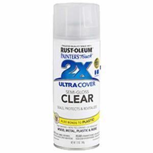 2x Ultra Cover 12oz Semi-Gloss Spray- Clear