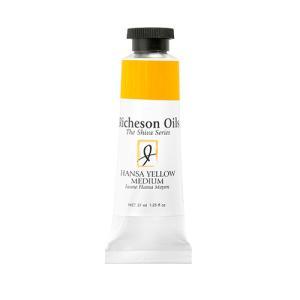 Richeson Shiva Series Oil Paint - (1.25oz/37ml) Hansa Yellow Medium