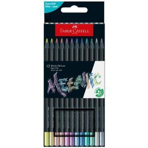 Faber Castell Black Edition Colored Pencils Metallics 12ct  116415