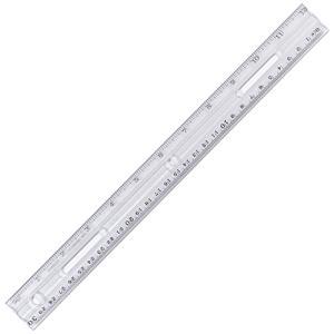 Charles Leonard Clear Plastic Ruler 12in