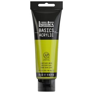 Liquitex Basics Acrylic Paint - (4oz/118ml) Olive Green Light