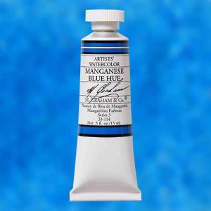 M. Graham & Co. Watercolor Paint - (0.5oz/15ml) Manganese Blue Hue