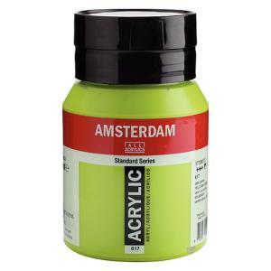 Royal Talens Amsterdam Acrylic Paint - (16.9oz/500ml) Yellowish Green