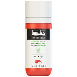 Liquitex Professional Soft Body Acrylic Paint - (8oz/237ml) Cadmium-Free Red Light