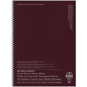 Bee Paper Super Deluxe Mixed Media Journal 18" x 24" - (50 Sheets, 93lb)