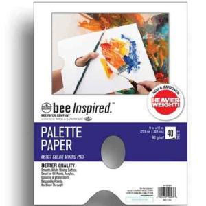 Bee Inspired Disposible Palette Paper Pad 9" x 12" - (40 Sheets) BEE-92136H