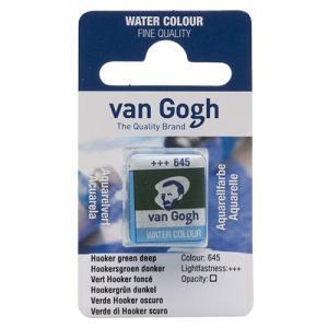 Royal Talens Van Gogh Water Colour Half Pan - Hooker Green Deep