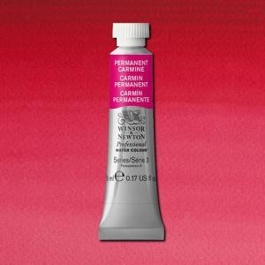 Winsor & Newton Professional Water Colour – (.17oz/5ml) Permanent Carmine
