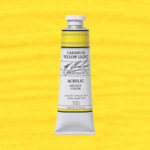 M. Graham & Co. Acrylic Paint - (2oz/60ml) Cadmium Yellow Light