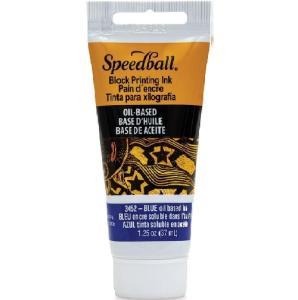 Speedball Block Printing Oil Based Ink - (1.25oz/37ml) Blue