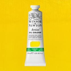 Winsor & Newton Artists' Oil Colour Paint - (1.25oz/37ml) Cadmium-Free Lemon