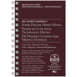 Bee Paper Super Deluxe Mixed Media Journal 4" x 6" - (60 Sheets, 93lb)