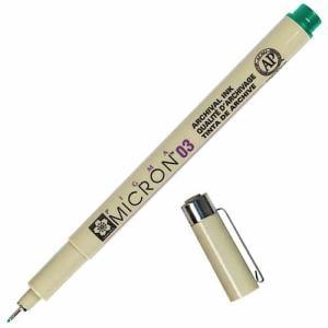 Sakura Pigma Micron Pen - Green, 03