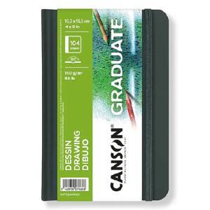 Canson Graduate Drawing Hard Cover Book 4" x 6"  (104 Sheets, 98lb)  CN31200L037