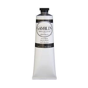 Gamblin Artist’s Oil Colors – (5.07oz/150ml) Ivory Black